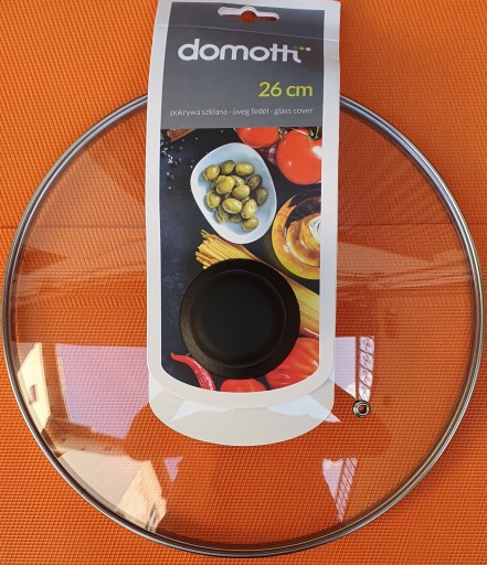 Sklenená pokrievka s prieduchom 26 cm DOMOTTI