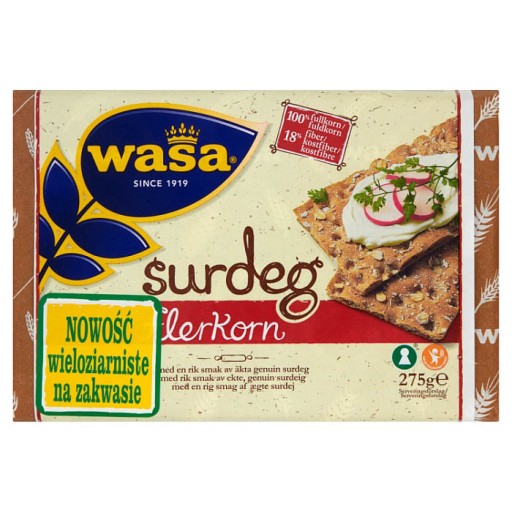 Wasa Viaczrnný kváskový chlieb, 275g
