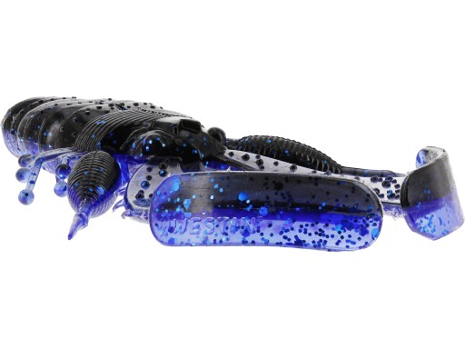 WESTIN CRECRAW Creaturebait šortky 10cm 12g motorový olej s dvojitým chvostom