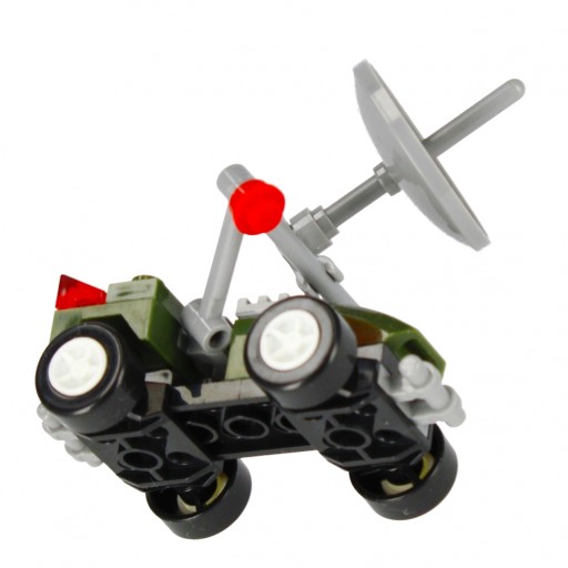 STAVEBNÉ BLOKY pre DETI 6 ročné 31 prvkov MILITARIA mix alleBLOX