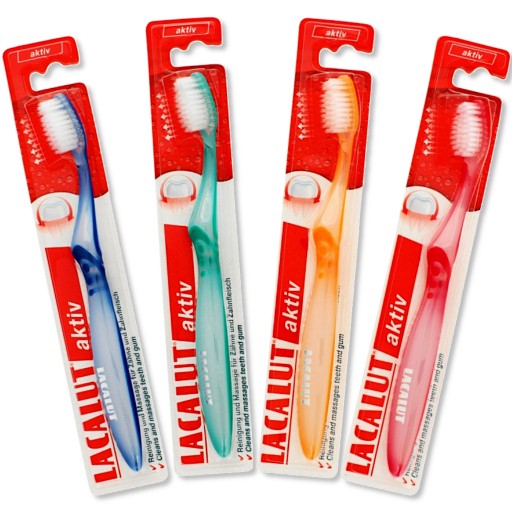 LACALUT AKTIV ZUBNÁ KEFKA, 1 KUS, ZDROVIT MIX FARBA