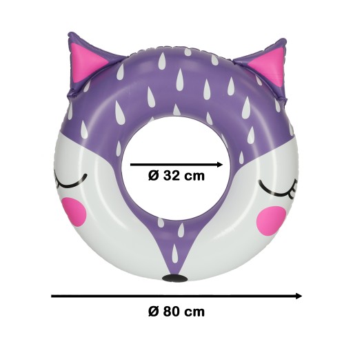 PLAVECKÝ NAFUKOVACÍ PLÁŽOVÝ RING BAZÉN POINTHOUSE 80CM MAX 60KG