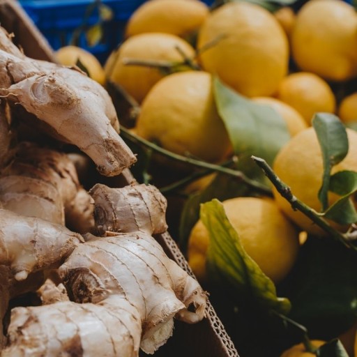 Vôňa zo sójového vosku GINGER-LEMON