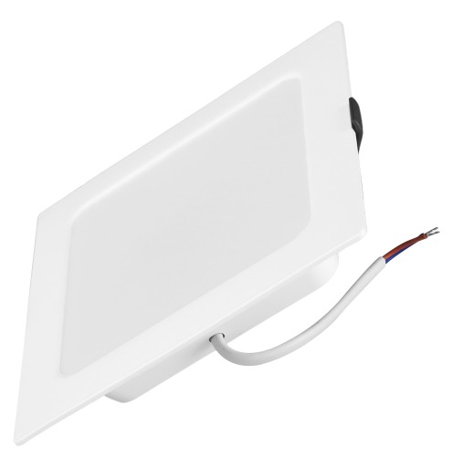 LED stropný panel, zapustený, pod omietku, štvorcový, 18 W, nebliká, CCD