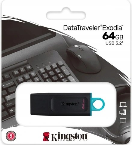 Pevný disk Kingston DataTraveler Exodia DTX 64 GB