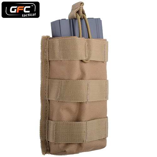 POUZDRO NA ZÁSOBNÍK NA AK M4 G36 GFC MOLLE TAN