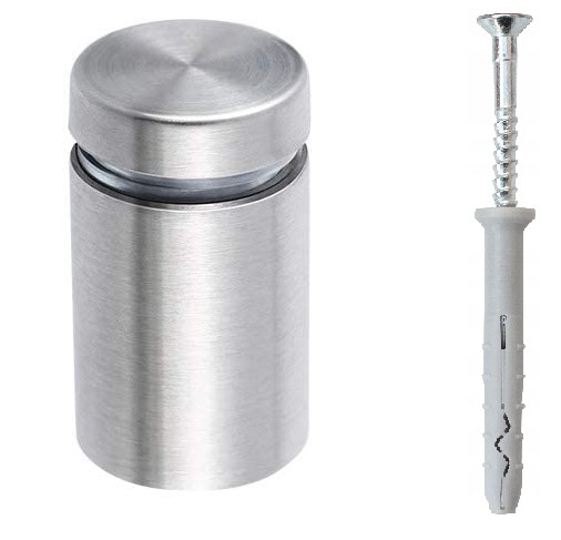 Montážne vzdialenosti 16x30 INOX Montážna vzdialenosť Dekoratívne upevnenie