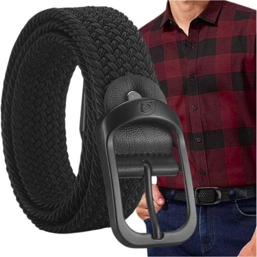 Elastický pletený popruh pre silné pánske a dámske taktické nohavice