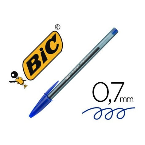 BIC Cristal Exact modré guľôčkové pero