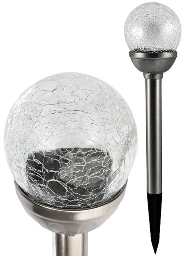 SOLÁRNE ELEKTRICKÉ LAMPY VÝKONNÉ ZÁHRADNÉ LAMPY GUĽOVÉ LED LAMP