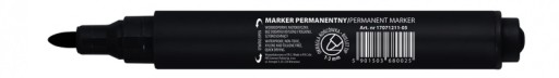 KANCELÁRSKE PRODUKTY permanentný popisovač, okrúhly, 1-3mm (linka), čierny