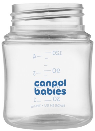 CANPOL sada fliaš na uskladnenie mlieka, MILK, 3x120 ml