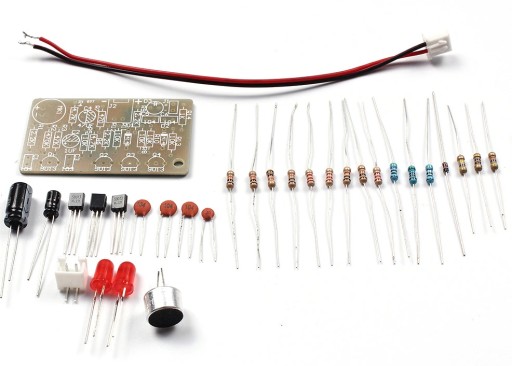 Elektronický akustický LED spínač