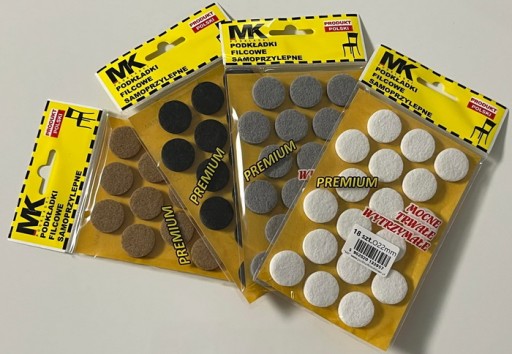 PLSTENÉ PODLOŽKY PRE NÁBYTkové STOLIČKY STOL FI 22mm