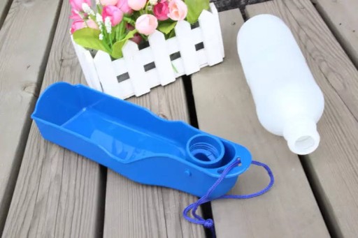TURISTICKÁ FĽAŠA PRE PSA PRENOSNÁ MISKA NA VODU NA VYCHÁDZKU FĽAŠA NA VODU