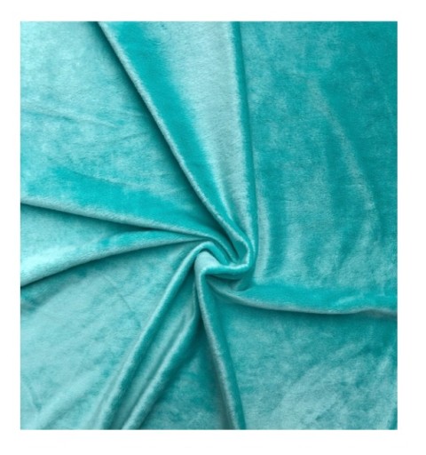 Hladký fleece, materiál VELVET MINKY 26 - MINT, super mäkký, nadýchaný