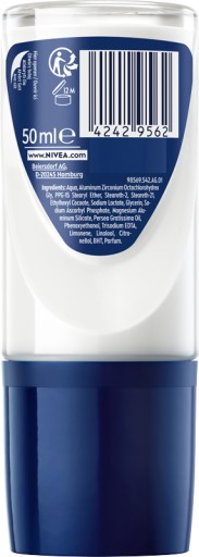 NIVEA MEN DERMA DRY CONTROL Roll-on antiperspirant do podpazušia pre mužov 50ml