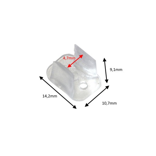 Držiak Upevňovacia 6mm hadica Neon FLEX LIGHT