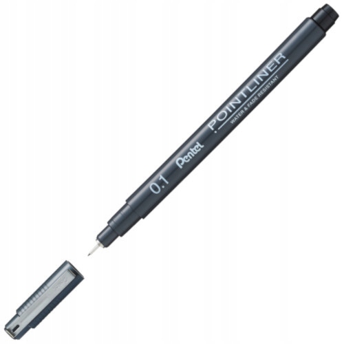 KALIBROVANÁ POINTLINER 0,1mm čierna PENTEL