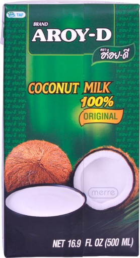 UHT Aroy-D kokosové mlieko, kartón 500 ml, Varšava