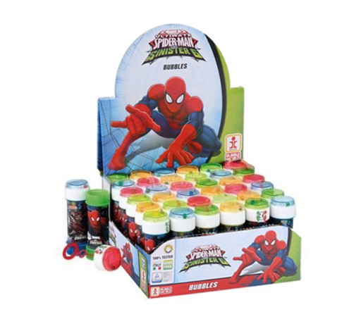MYDLOVÉ BUBLINY SPIDERMAN S ARKÁDOVOU HRA 1 ks