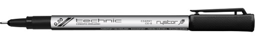 Technic 0,8mm čierne kresliace pero RYSTOR
