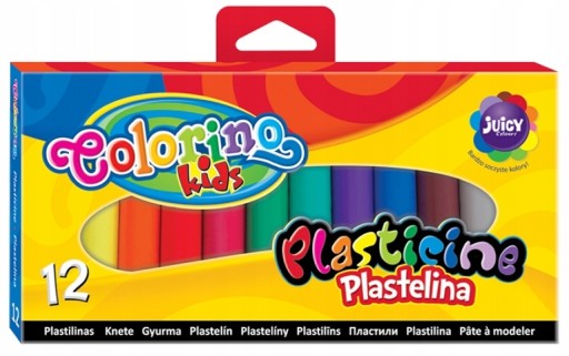 COLORINO plastelína, 12 farieb