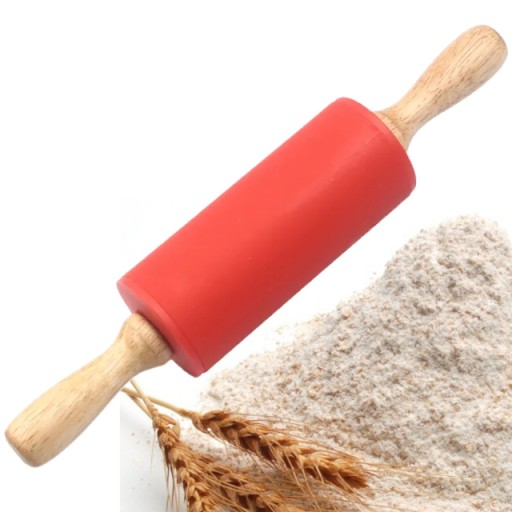 PRŮRUČNÝ SILIKONOVÝ VALEC S OTOČNÝMI RÚČKAMI, MALÝ