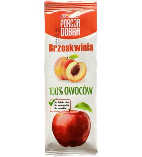 Broskyňová maškrta pre deti, DOBRÁ PORCIA