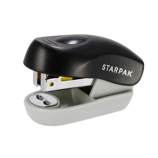 MINI ZOŠÍVAČKA na PAPIER 8 listov STARPAK čierna ŠKOLNÁ ZOŠÍVAČKA kancelárska