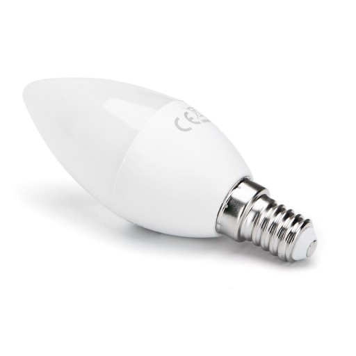 E14 LED C37 sviečková žiarovka 6W sviečková sviečka 510Lm NEUTRÁLNA farba 4000K