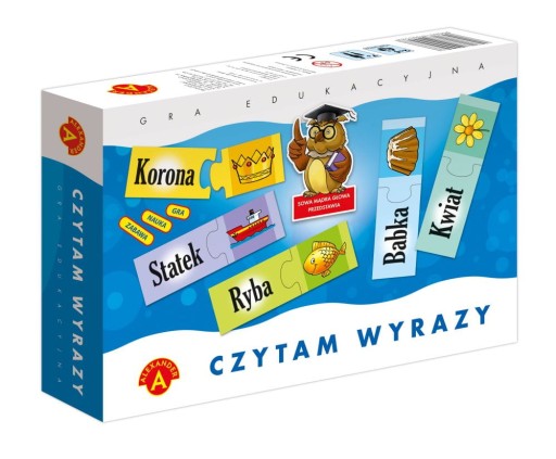 VZDELÁVACIA HRA PREČÍTAM SLOVÁ SOVA MÚDRA HLAVA 0479
