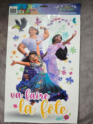 DEKORATÍVNA FÓLIA NA OKNO DISNEY ENCANTO