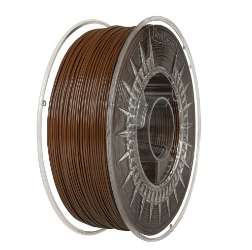 Devil Design PLA vložka 1,75mm 5m Tmavo hnedá