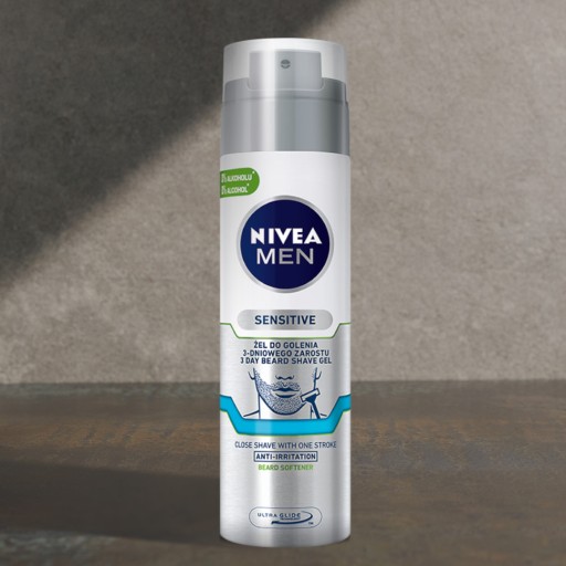 NIVEA Men Sensitive gél na holenie 200 ml