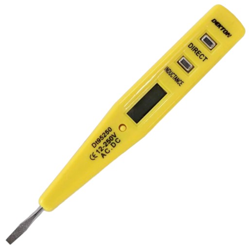 NAPÄŤOVÝ TESTER METER TESTER PRÚDU 12-250V elektronický s displejom