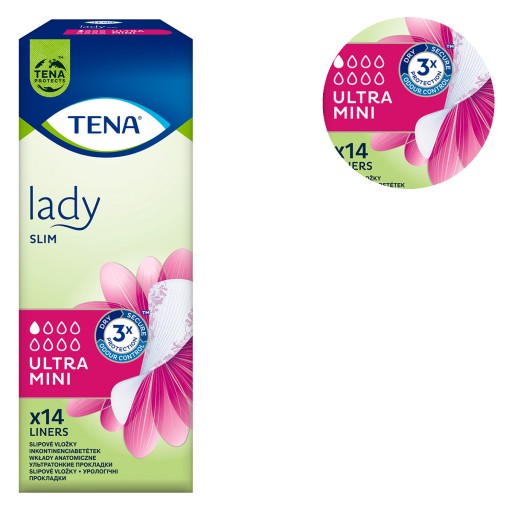 Vložky TENA Lady Slim Ultra Mini 14 kusov