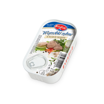 1x 115g rybia pečeň EVRAFISH vo vlastnom tuku