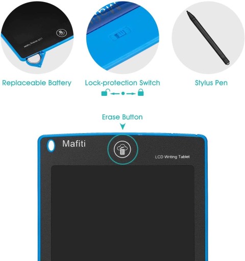 TABLETY NA KRESLENIE pre DETI Grafický popis Mafiti MP500