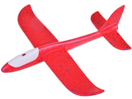 Ľahké polystyrénové Plane Glider LED osvetlenie ZA4984