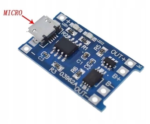 TP4056 LI-ION LI-POL NABÍJAČKA BATÉRIÍ 5V 1A Micro