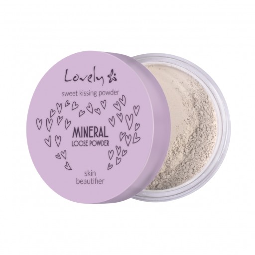 Lovely Mineral Loose Mineral Powder, silne zmatňujúci púder na tvár 5,5 g