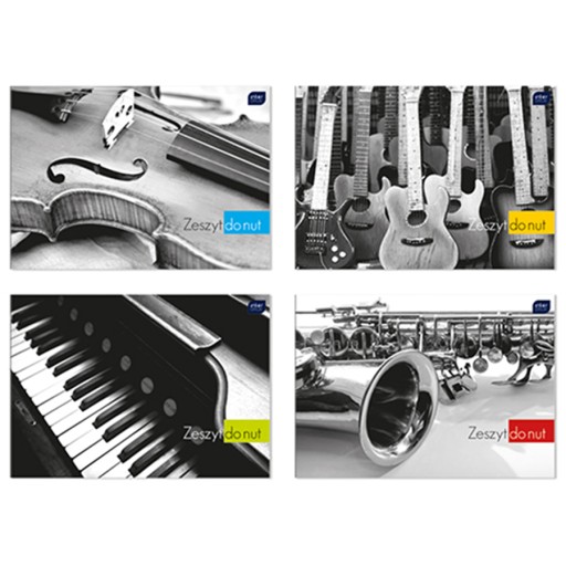 Hudobný zápisník A5 16k Stave Music Interprint