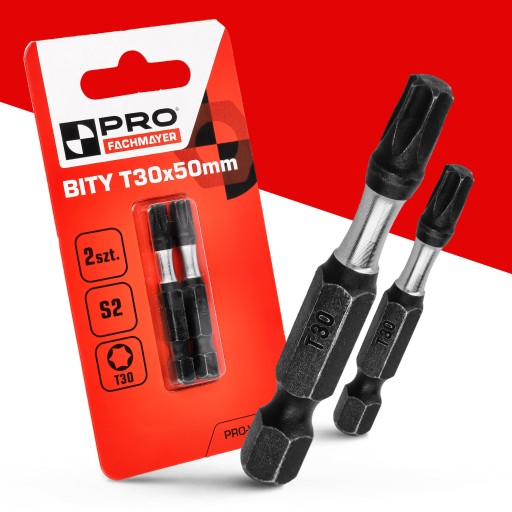 NÁRAZOVÉ HROTY ÚRAZOVÝ BIT SILNÝ SKRUTKOVACÍ BIT TX30 50 MM