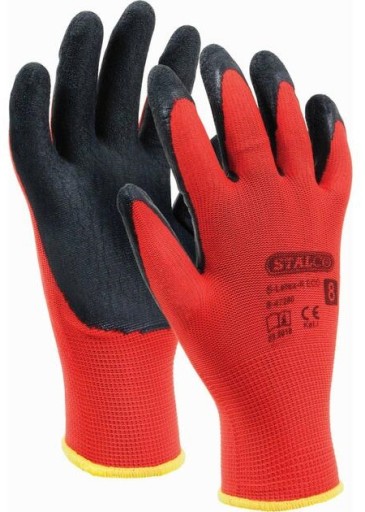 POLYESTEROVÉ RUKAVICE „S-LATEX R ECO“ 9