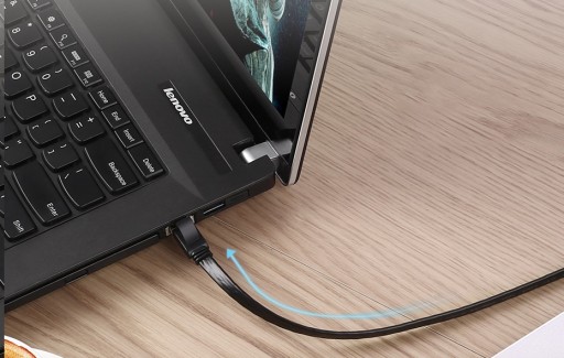 Plochý 0,5 m UGREEN RJ45 Cat.6 UTP sieťový kábel