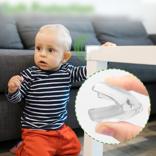 SILIKÓNOVÉ OCHRANNÉ ROHY ROHOV NÁBYTKU HRANY STOLU ROH x10