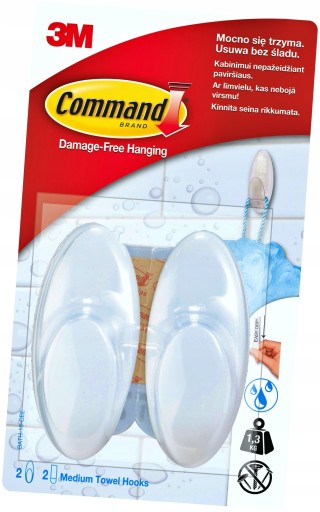 COMMAND 2 STREDNÉ KÚPEĽŇOVÉ HÁČKY 1,3Kg VAŇA-18