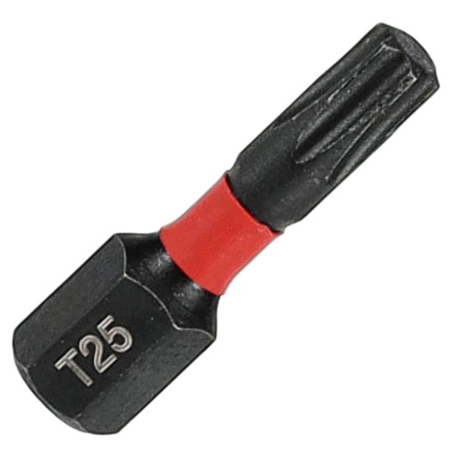 Príklepový bit s magnetickým hrotom TX25 25mm pre skrutkovač RASTOOL
