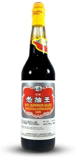 Haiyin sójová omáčka Superior tmavá čínska 600 ml
